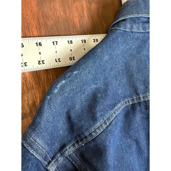 Big Mac Workwear Denim Jacket Trucker Union Made Vintage Indigo Blue Mens XL EUC - Picture 10 of 10